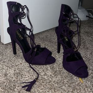 Studio F violet heels